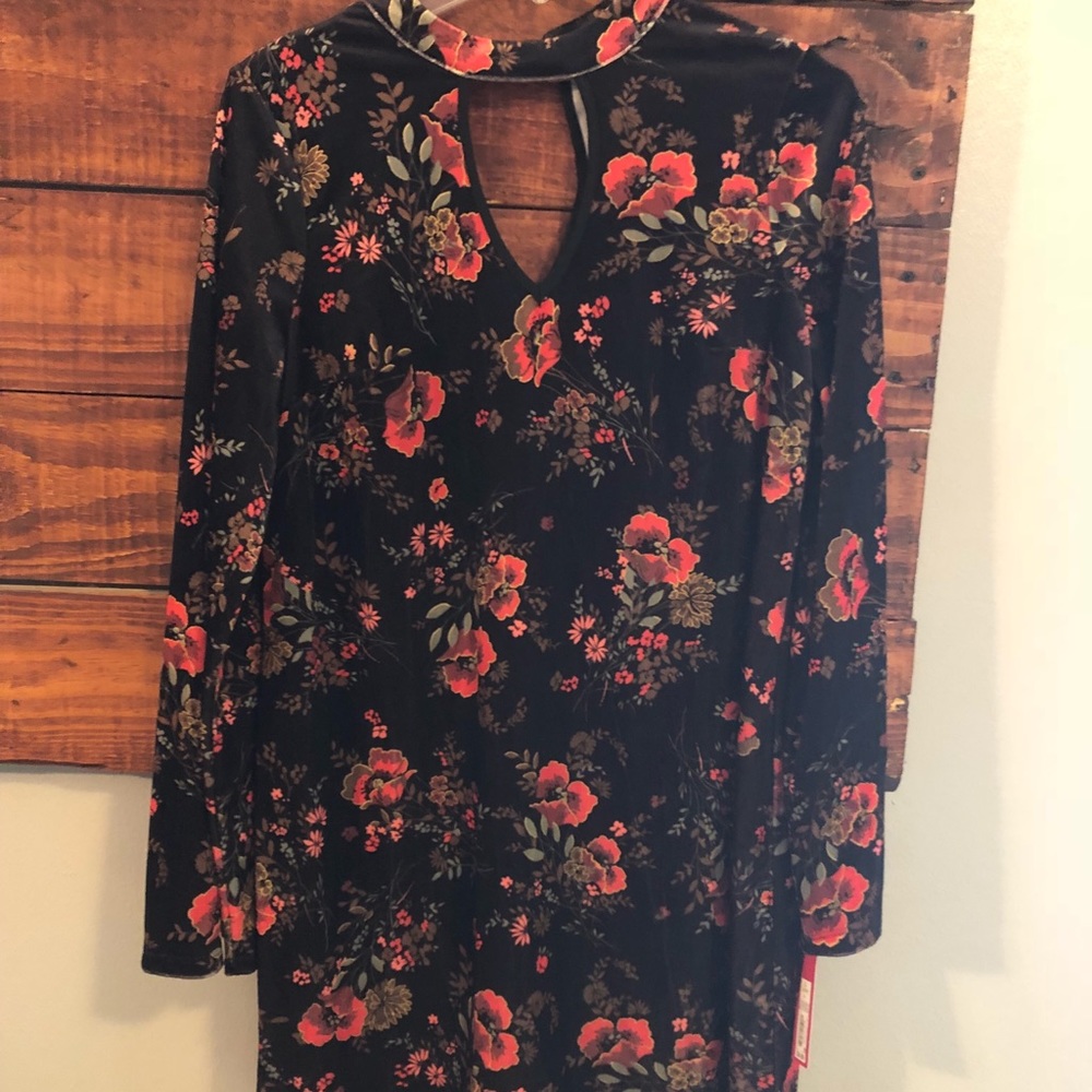 Moody floral dress